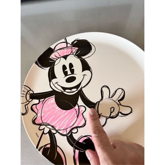 Disney Minnie Mouse Melamine - Sketch Plate - Picture 5 of 6
